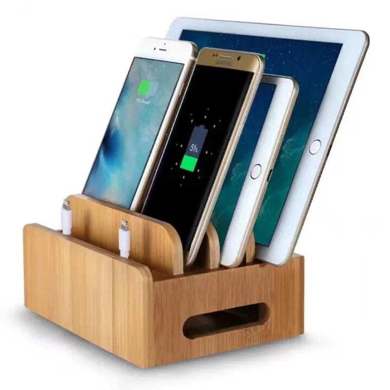 Bamboo Electronics Organizer