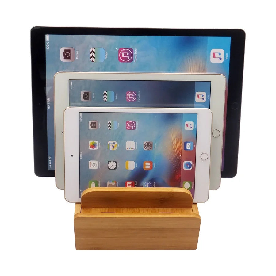 Bamboo Electronics Organizer